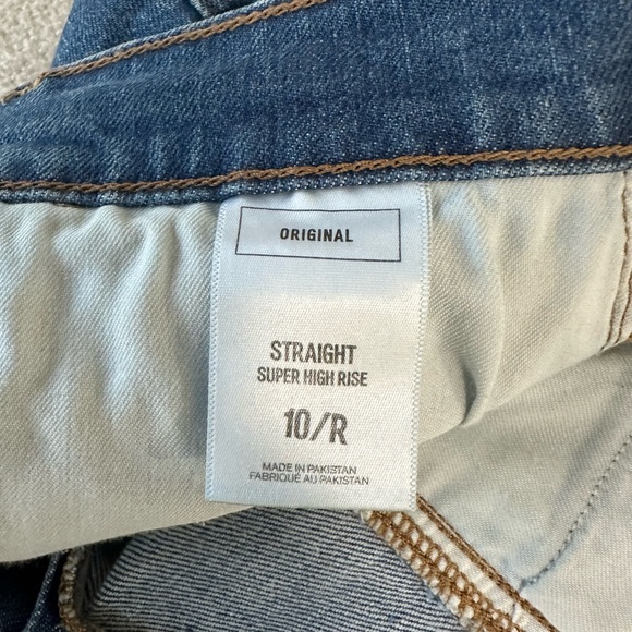 Express high rise straight leg jeans size 10R - Picture 4 of 4